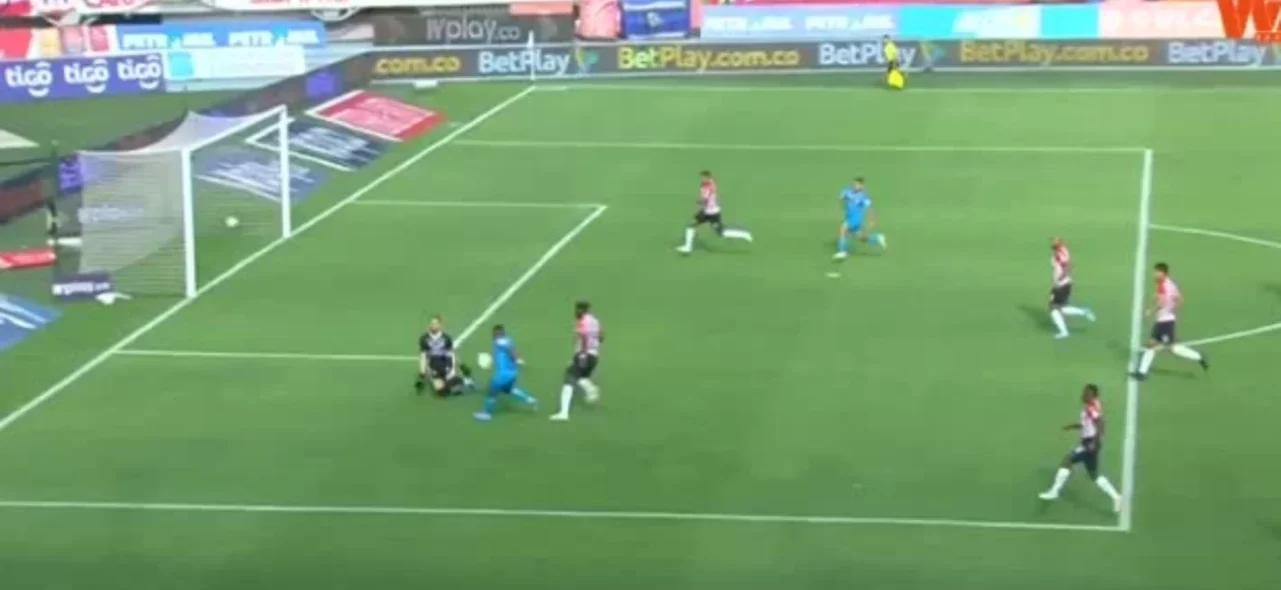 Por poco llega el gol de Jaguares ante Junior
