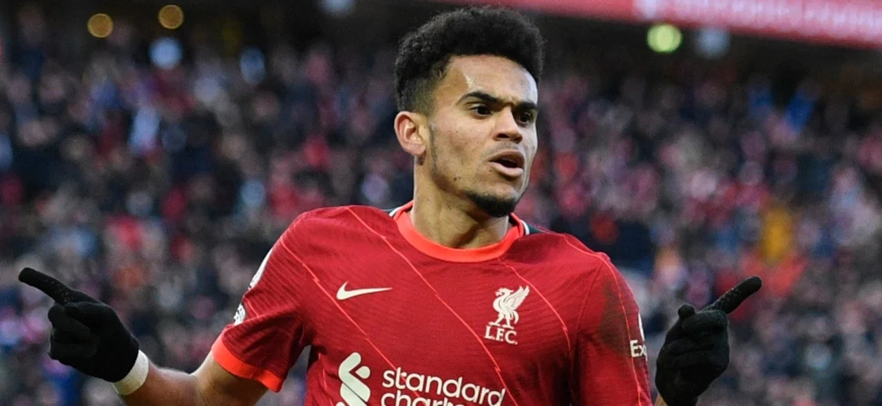 Luis Díaz marcó el mejor gol de Liverpool para los hinchas en febrero. / Foto: AFP