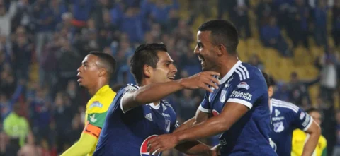 Mackalister y Bertel dependerán de su evolución para determinar incapacidad / Foto VizzorImage - Felipe Caicedo