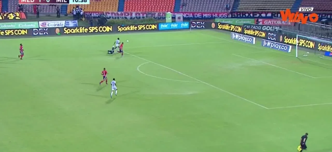 Medellín y Millonarios juegan en el Atanasio Girardot.