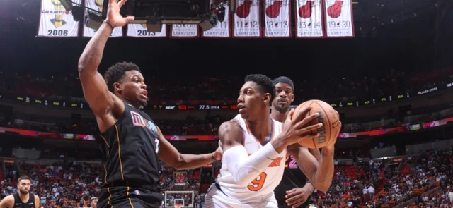 Knicks derrotó 103-111 a Heat. / Foto: AFP