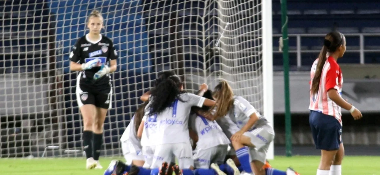 Millonarios derrotó 0-2 a Junior. / Foto: VizzorImage - Jesús Rico