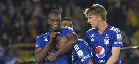 Millonarios derrotó 1-0 a Once Caldas. / Foto: VizzorImage - Luis Ramírez