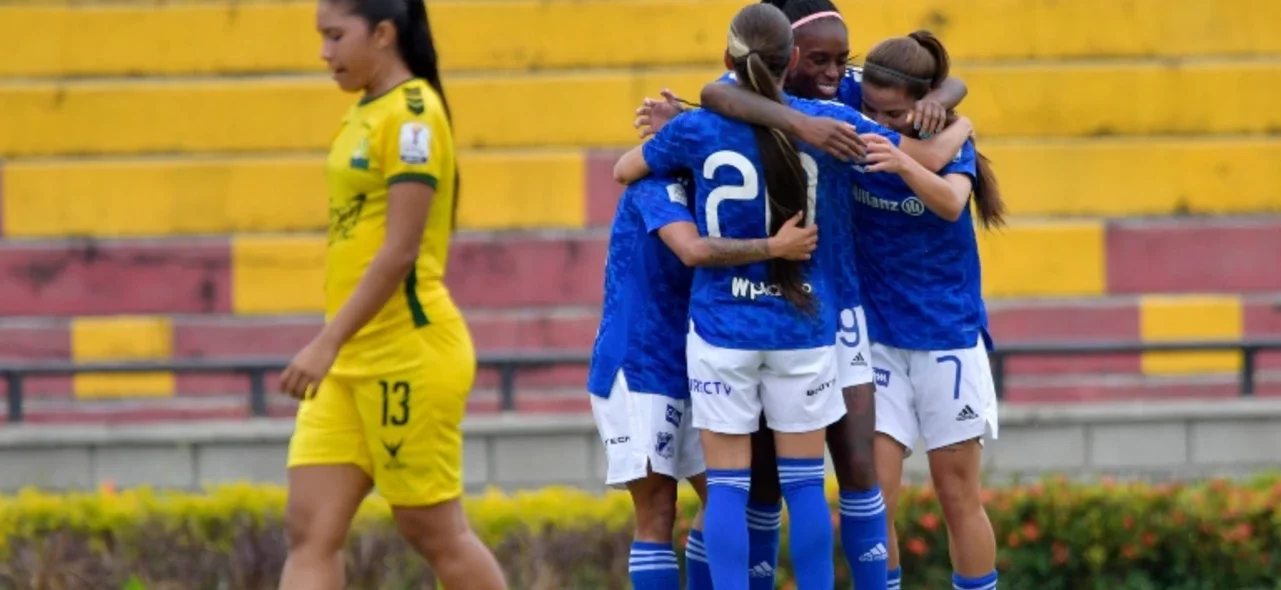 Millonarios venció 2-1 a Bucaramanga. Foto: VizzorImage / Jaime Moreno