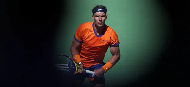 Nadal en el Indian Wells / Foto AFP