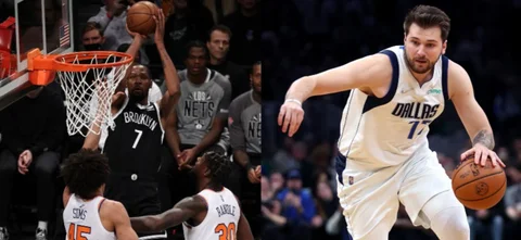 Durant y Doncic brilla en triunfos de Nets y Mavericks / Fotos AFP