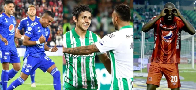 Millonarios, Nacional y América celebraron / Fotos VizzorImage