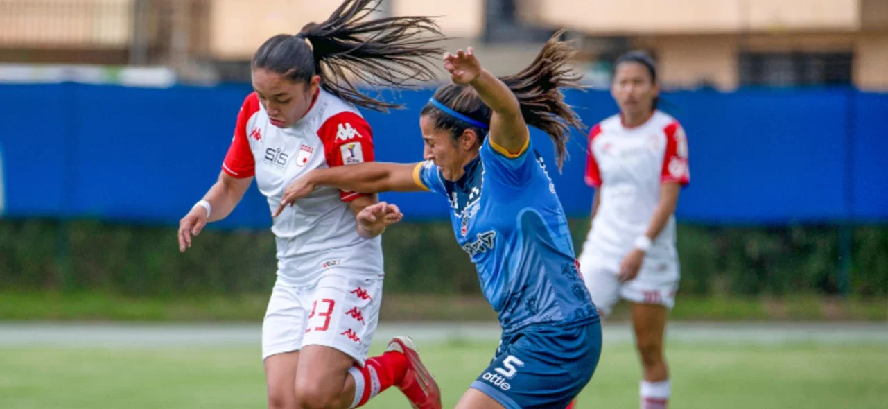 Santa Fe derrotó 1-0 a Fortaleza. Foto: VizzorImage / Samuel Norato