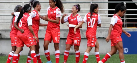 Santa Fe venció 2-0 a Real Santander. Foto: VizzorImage / Jaime Moreno