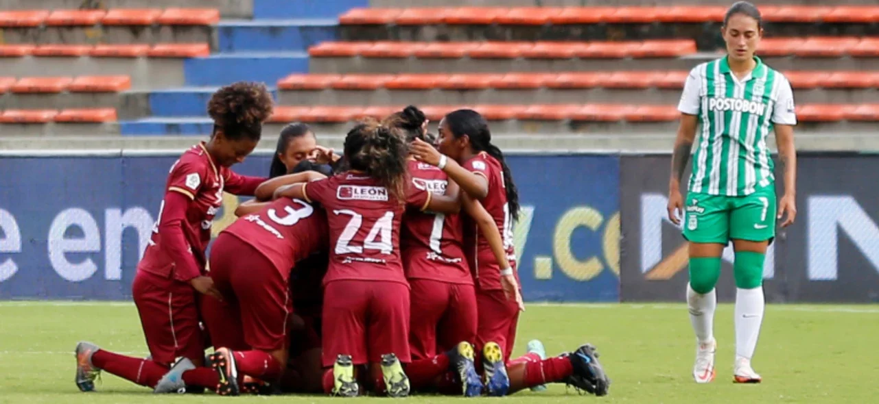 Tolima venció a Nacional 3-1 en Medellín. Foto: VizzorImage / Donaldo Zuluaga
