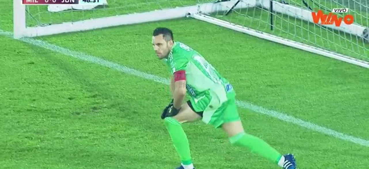 Sebastián Viera, arquero de Junior.