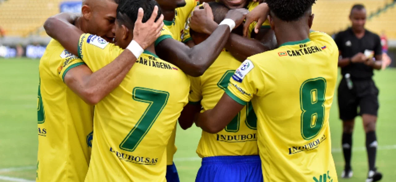 Victoria de Real Cartagena frente a Chicó - VizzorImage / Javier García