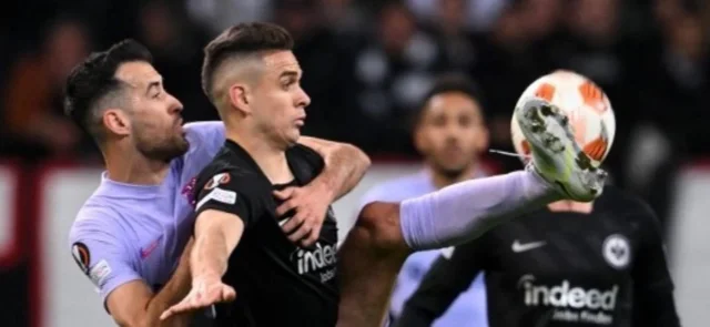 Rafael Santos Borré, delantero de Frankfurt/ AFP