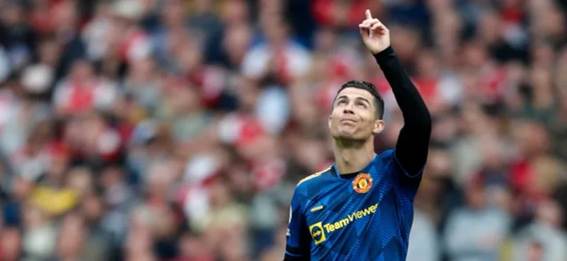 Cristiano dedica gol a su hijo fallecido / Foto AFP