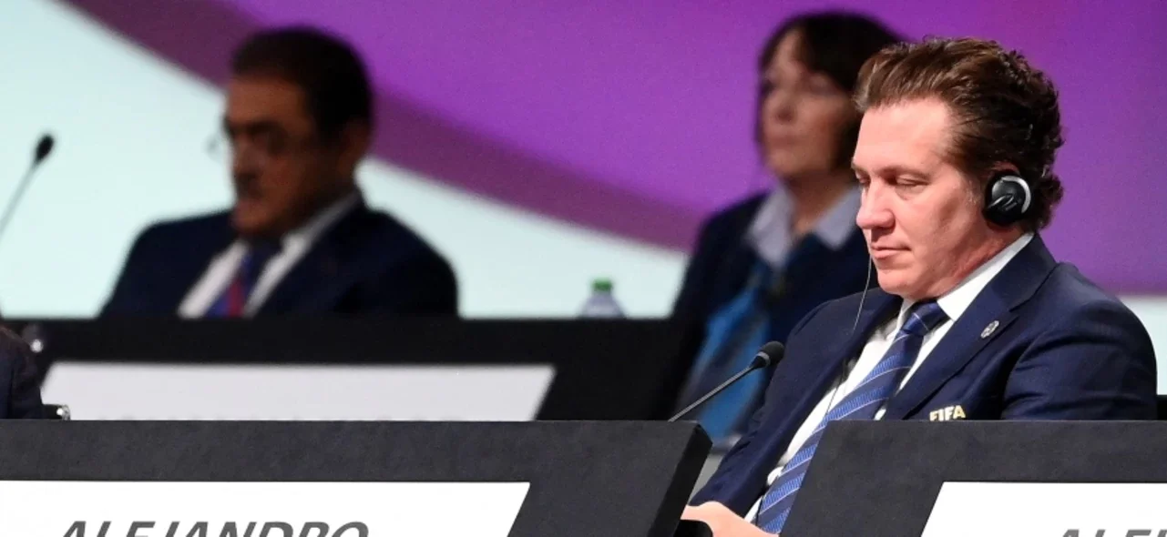Alejandro Dominguez, Presidente de la CONMEBOL. Foto: AFP.