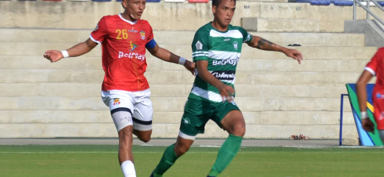 Barranquilla y Valledupar empataron 1-1. Foto: VizzorImage / Jairo Cassiani