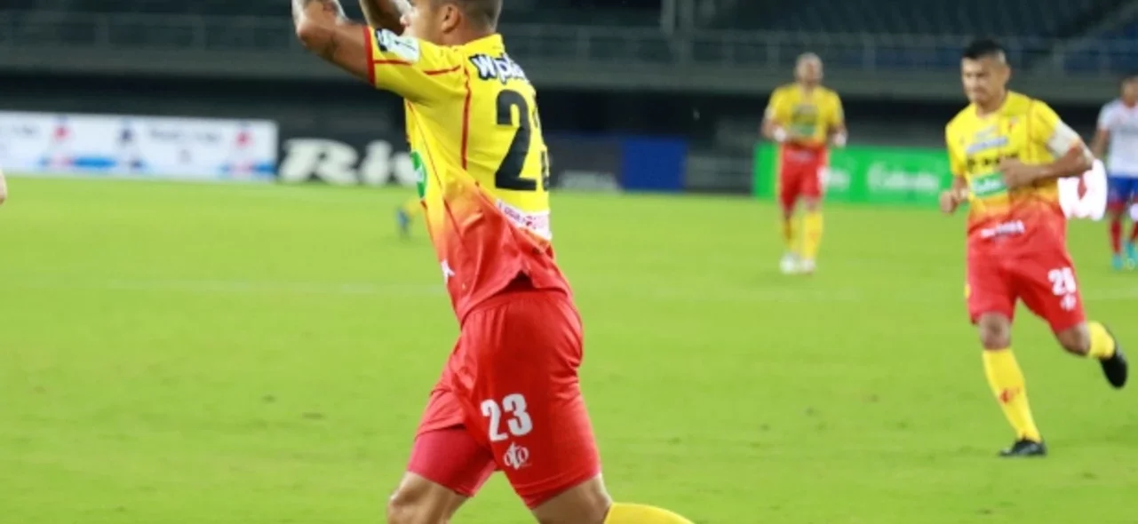 Leonardo Castro marcó en la victoria de Pereira. / Foto: VizzorImage - Pablo Bohórquez