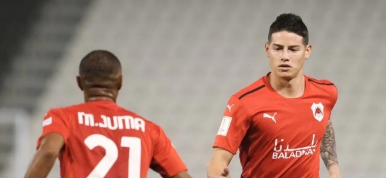 James Rodríguez, jugador colombiano de Al Rayyan/ AFP