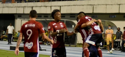 Medellín celebra el empate ante Alianza Petrolera / Foto VizzorImage