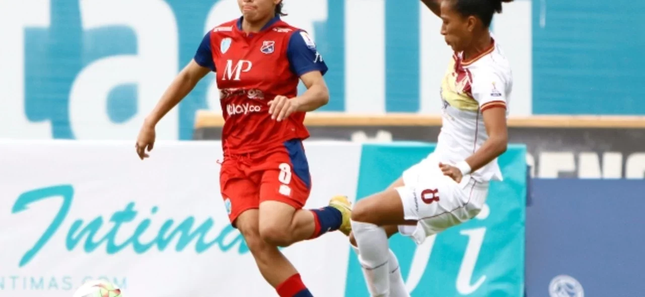Medellín empató 2-2 con Tolima en la Liga Femenina. / Foto: VizzorImage - Andrés Álvarez