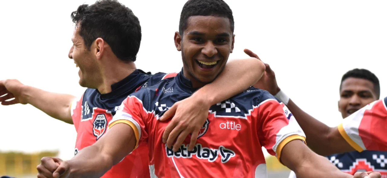 Fortaleza le ganó 3-1 a Boca Juniors de Cali. Foto: VizzorImage / Felipe Caicedo