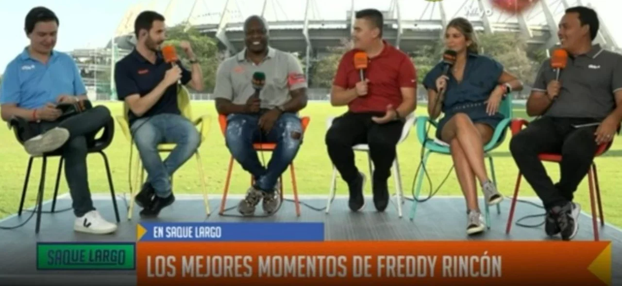 Freddy Rincón en Saque Largo