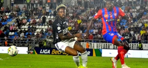 Unión Magdalena y Junior empataron 1-1. Foto: VizzorImage / Gustavo Pacheco