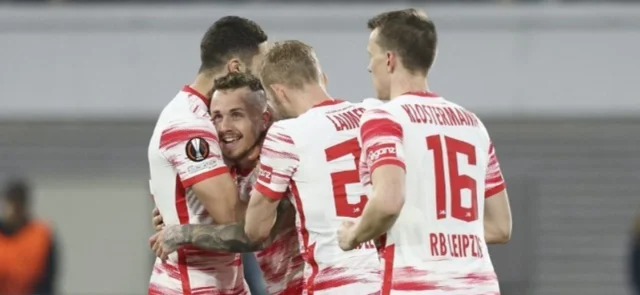 Leipzig podrá viajar a Escocia con una pequeña ventaja / AFP