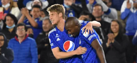 Llinás y Herazo anotaron en el triunfo de Millonarios. / Foto: VizzorImage - Felipe Caicedo