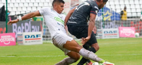 Once Caldas venció 1-0 a Cortuluá. Foto: VizzorImage / John Jairo Bonilla
