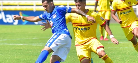 Orsomarso y Bogotá empataron 1-1. Foto: VizzorImage / Jorge Rotavinsky