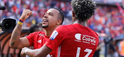 Felipe Pardo marcó en el triunfo de Medellín. / Foto: VizzorImage - Donaldo Zuluaga