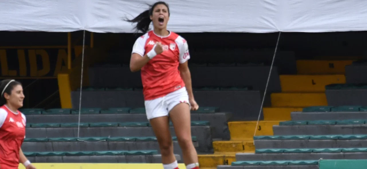 Santa Fe derrotó 7-1 La Equidad. Foto: VizzorImage / Luis Ramirez