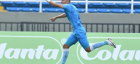Unión Magdalena venció 2-1 a América en Cali. Foto: VizzorImage / Nelson Ríos
