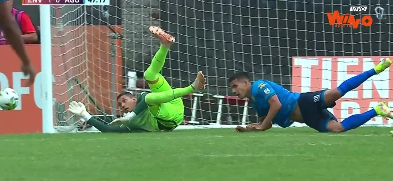 Envigado gana 1-0 a Águilas Doradas.