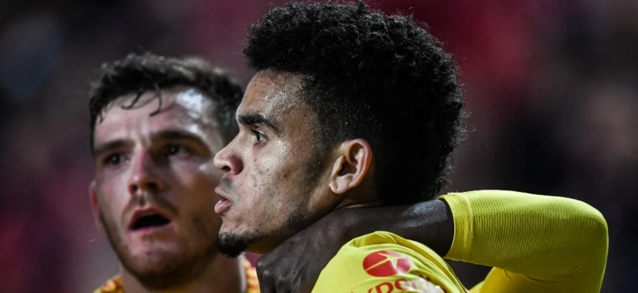 Luis Díaz, figura de Liverpool/ AFP