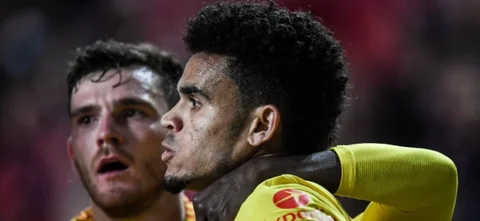 Luis Díaz, figura de Liverpool/ AFP