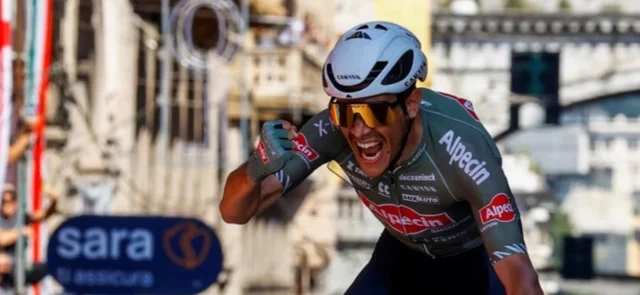 Stefano Oldani, ciclista italiano/ AFP