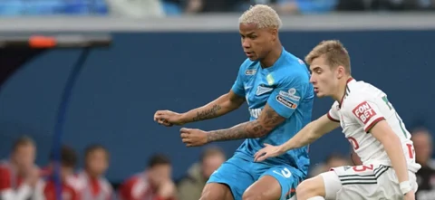 Wilmar Barrios en juego con Zenit / Foto AFP