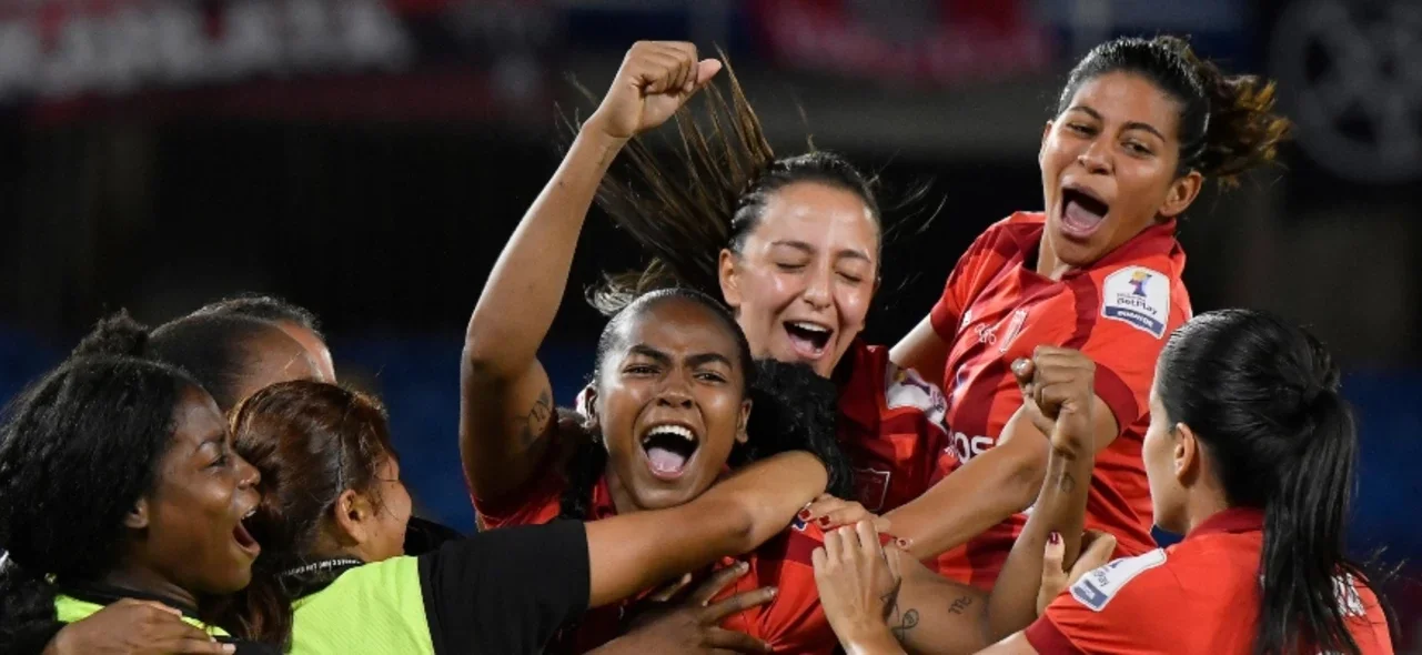 América clasificó a la final de la Liga BetPlay Femenina. Foto: VizzorImage / Gabriel Aponte