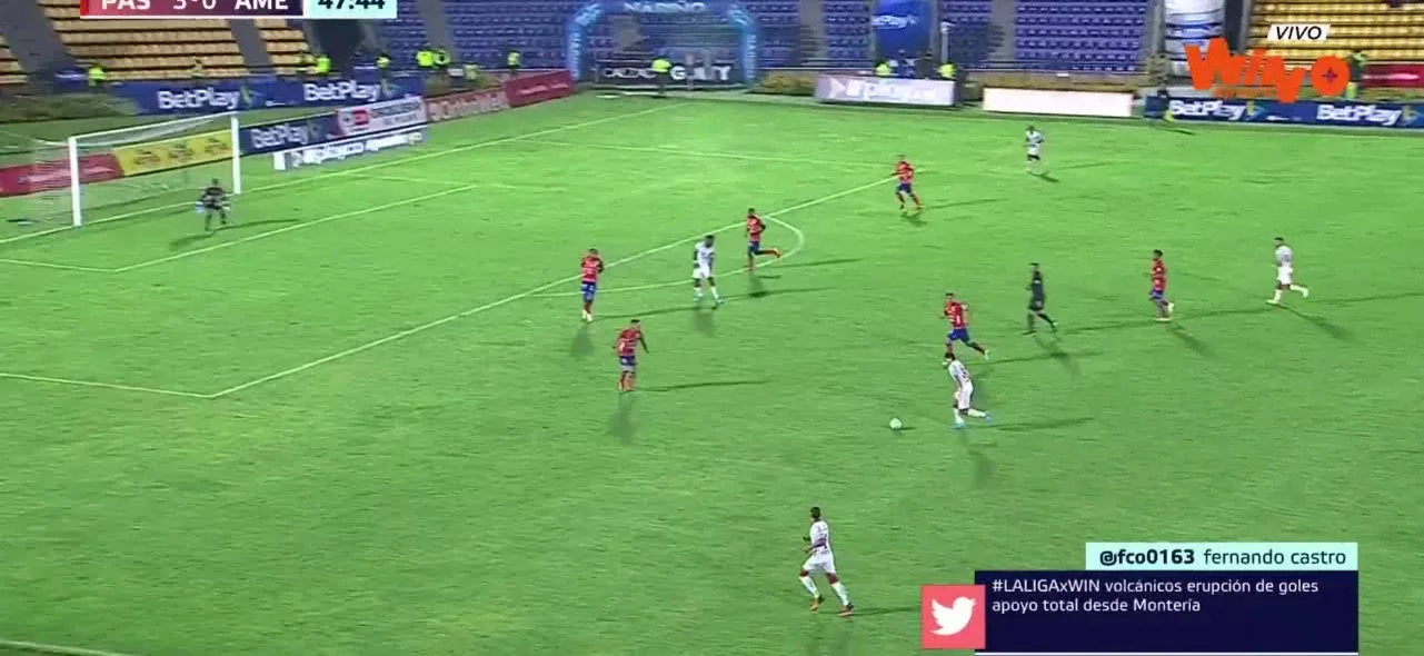 América pierde 3-1 con Pasto.