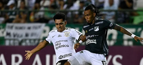 Deportivo Cali no pasó del empate ante Corinthians. Foto: AFP