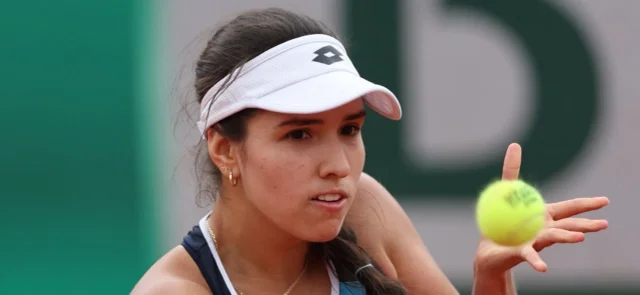 María Camila Osorio eliminada de Roland Garros. Foto: AFP.