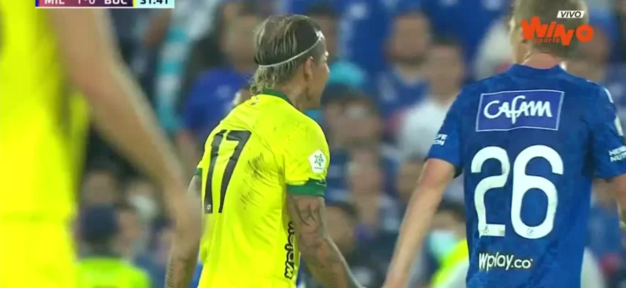 Dayro Moreno, delantero de Bucaramanga.