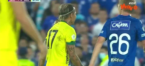 Dayro Moreno, delantero de Bucaramanga.