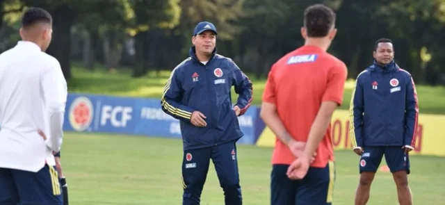 Héctor Cárdenas, DT de la selección Colombia Sub-20. Foto: FCF.