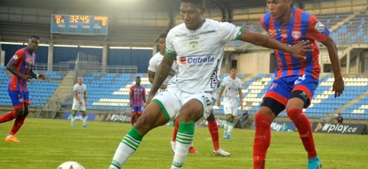 Unión Magdalena y La Equidad empataron 1-1. Foto: VizzorImage / Gustavo Pacheco