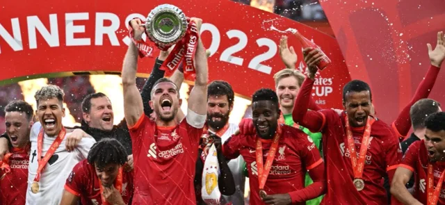 Luis Díaz, campeón con Liverpool / AFP