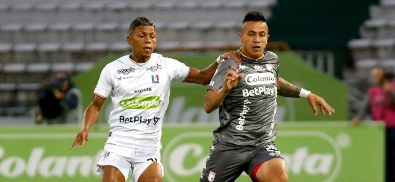 Once Caldas vs. Santa Fe por la fecha 20 de Liga BetPlay - VizzorImage / John Jairo Bonilla