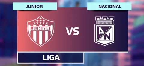 Junior y Nacional se enfrentan por la Liga BetPlay.